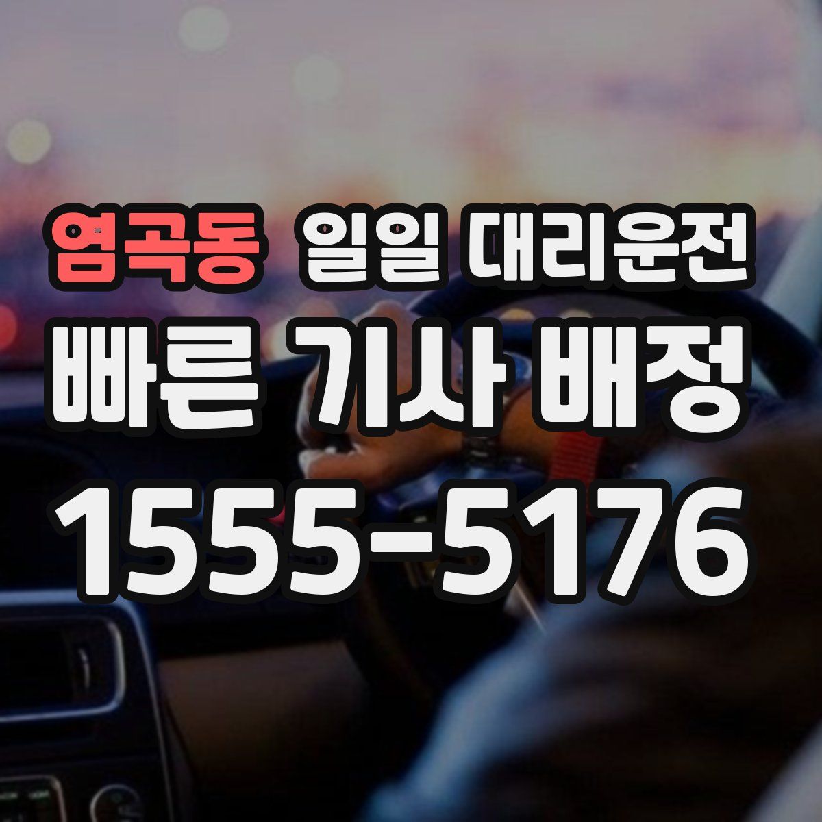 염곡동 일일 대리운전