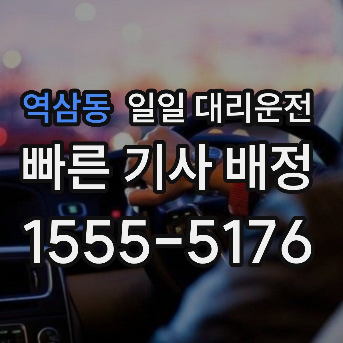 역삼동 일일 대리운전