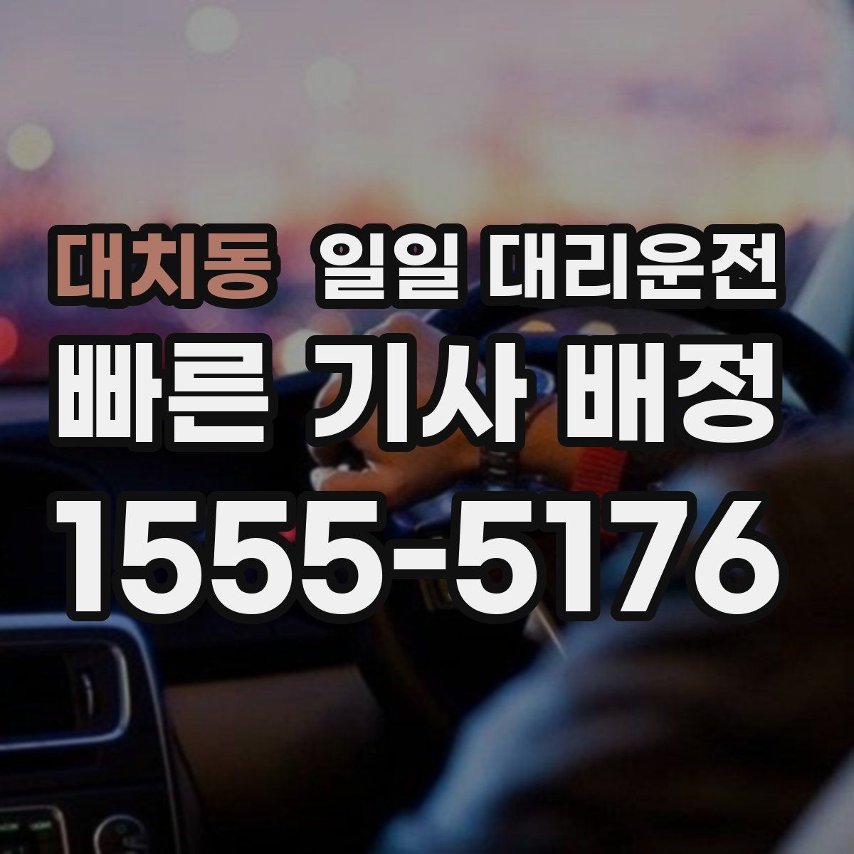 대치동 일일 대리운전