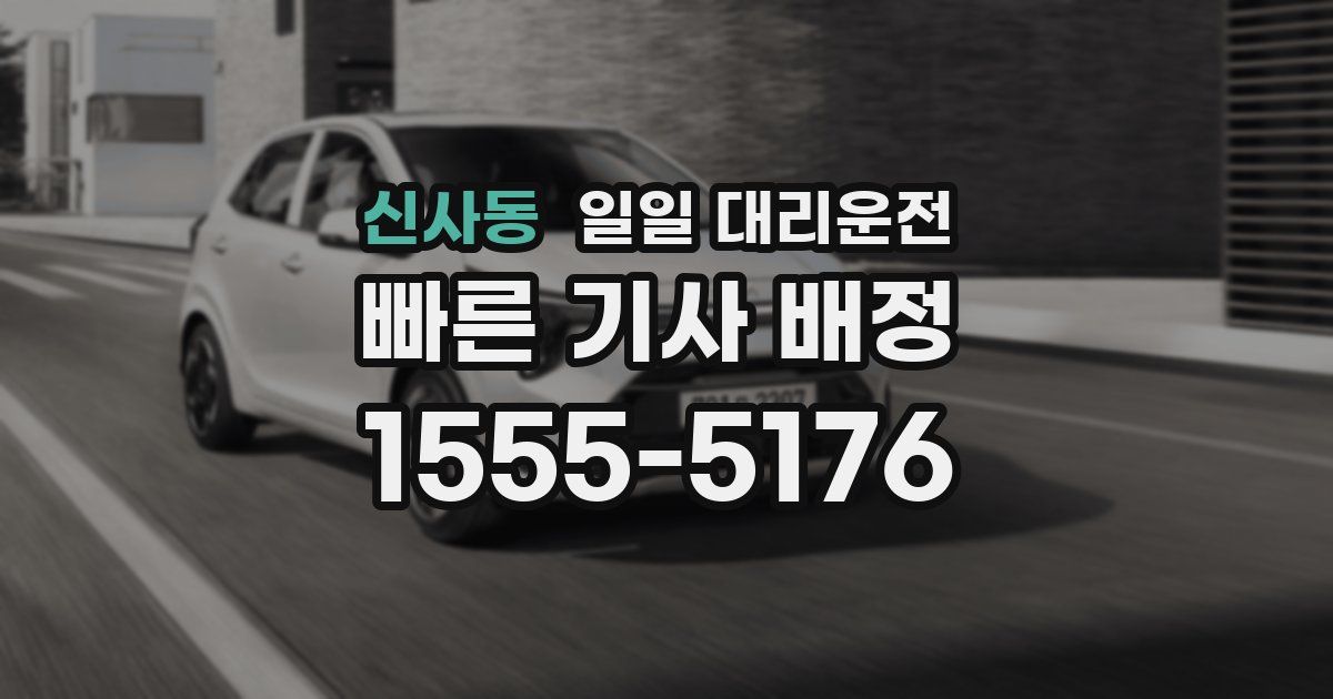 신사동 일일 대리운전