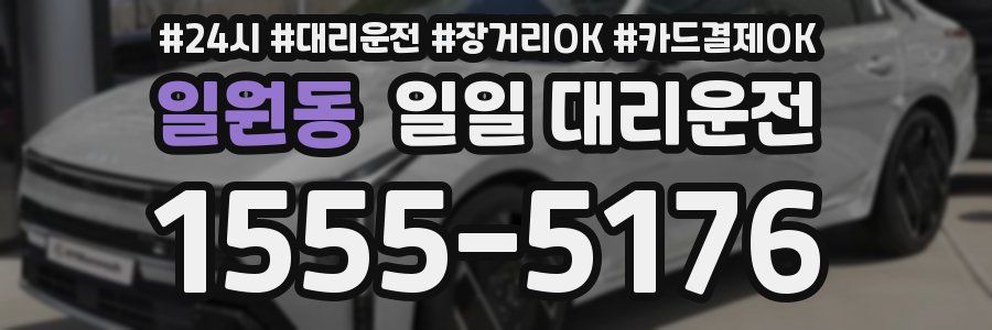 일원동 일일 대리운전