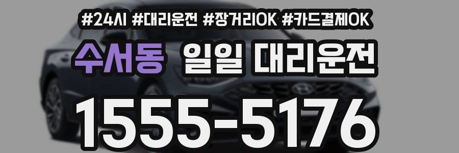 수서동 일일 대리운전