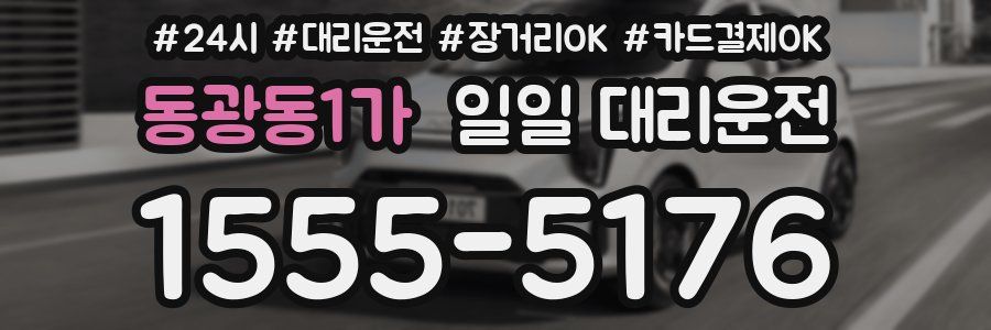 동광동1가 일일 대리운전