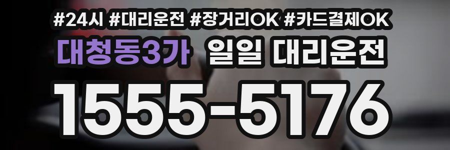 대청동3가 일일 대리운전