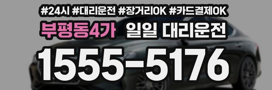 부평동4가 일일 대리운전