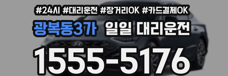 광복동3가 일일 대리운전