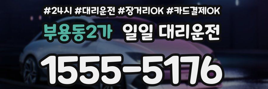 부용동2가 일일 대리운전