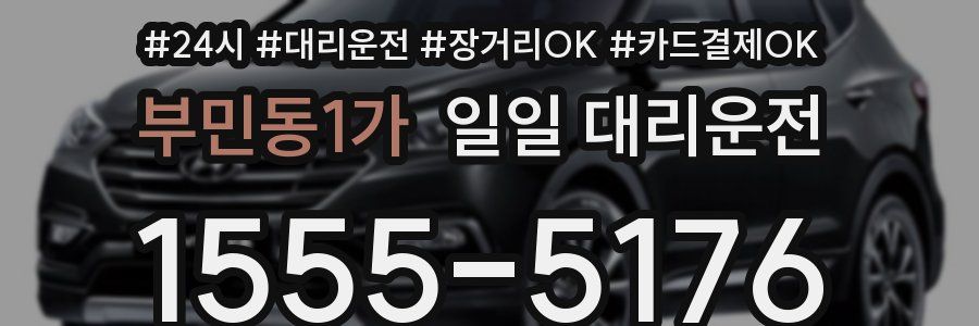 부민동1가 일일 대리운전