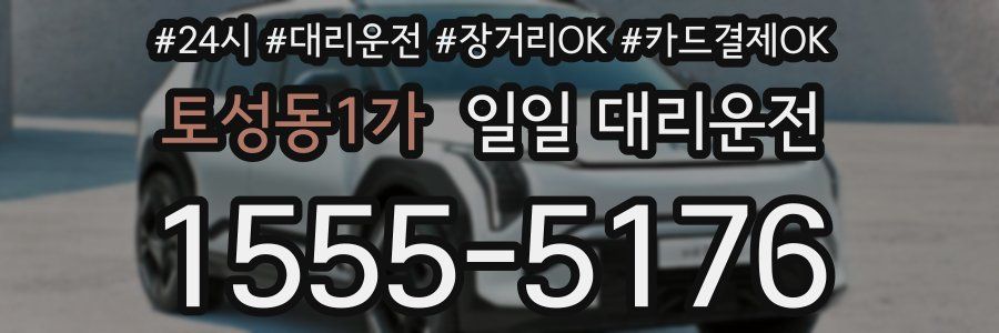 토성동1가 일일 대리운전