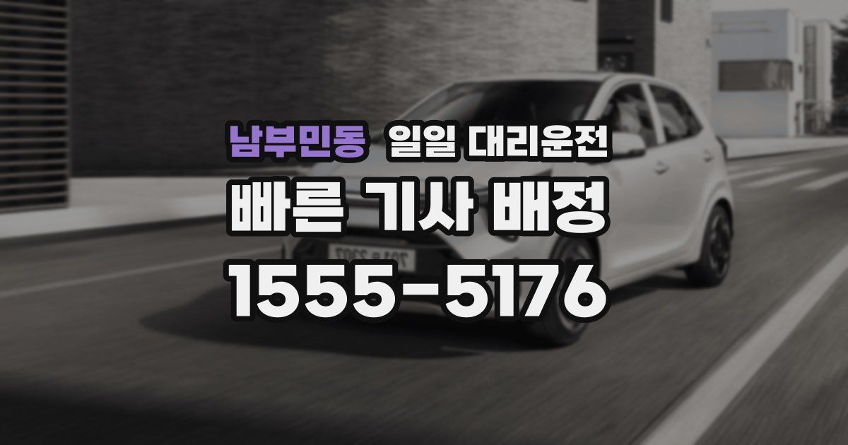 남부민동 일일 대리운전