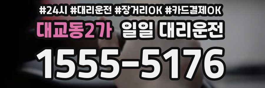 대교동2가 일일 대리운전