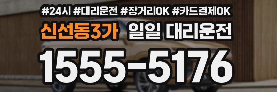 신선동3가 일일 대리운전