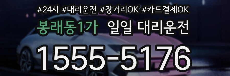 봉래동1가 일일 대리운전
