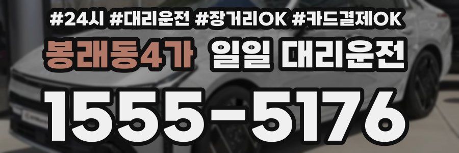 봉래동4가 일일 대리운전