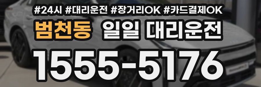 범천동 일일 대리운전