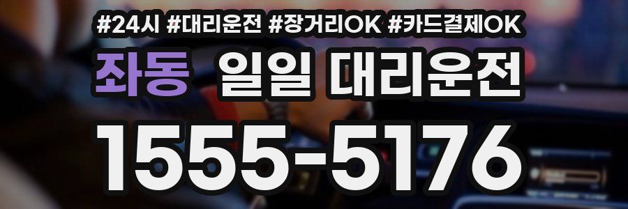 좌동 일일 대리운전
