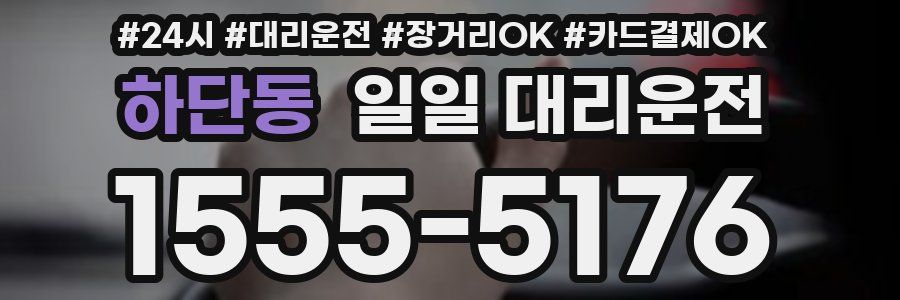 하단동 일일 대리운전