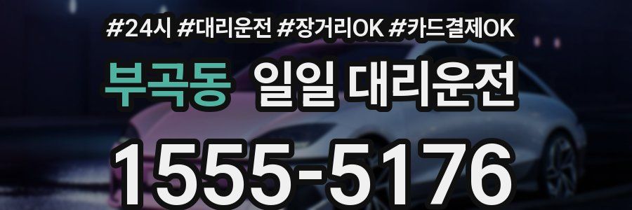 부곡동 일일 대리운전