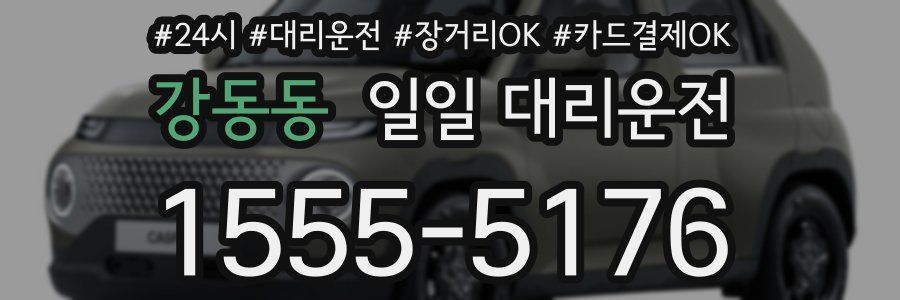 강동동 일일 대리운전