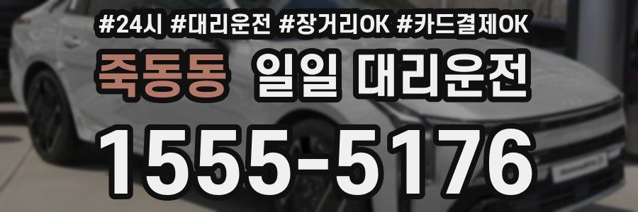 죽동동 일일 대리운전