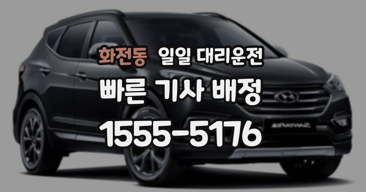 화전동 일일 대리운전
