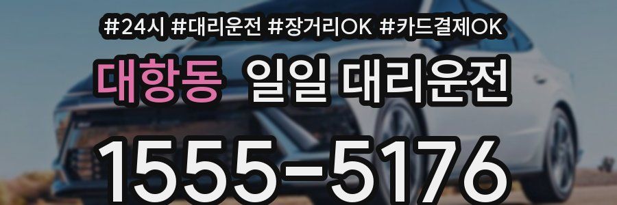 대항동 일일 대리운전