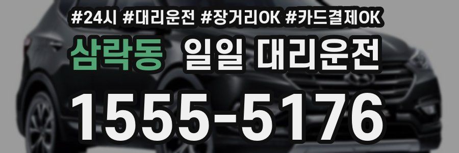 삼락동 일일 대리운전