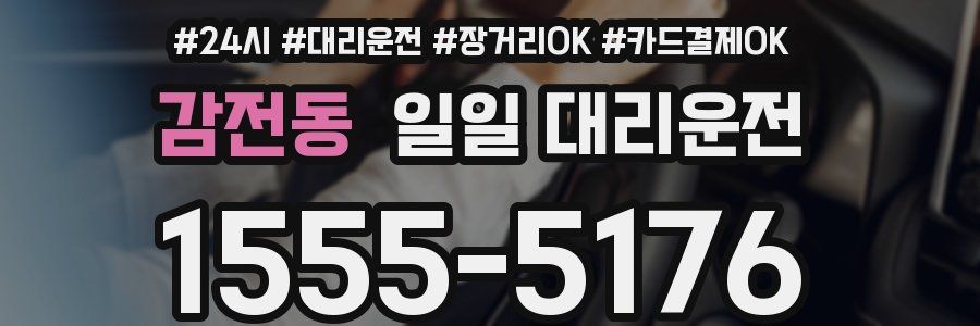 감전동 일일 대리운전