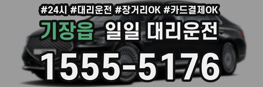 기장읍 일일 대리운전