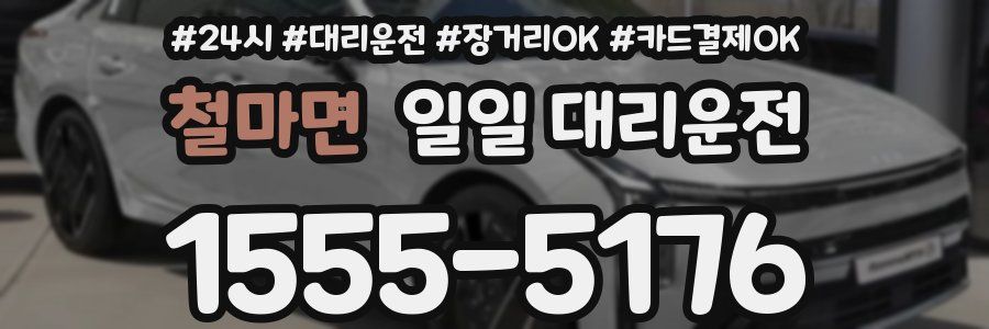 철마면 일일 대리운전