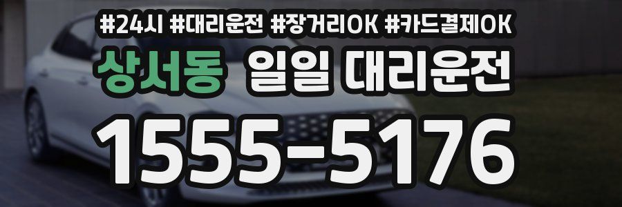상서동 일일 대리운전