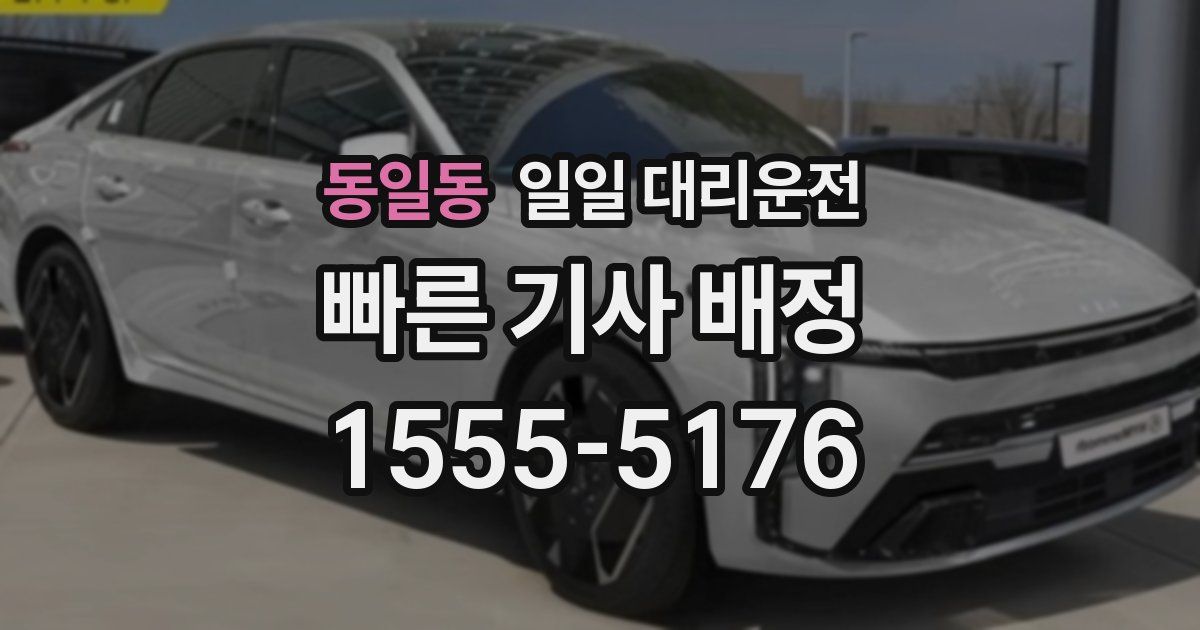 동일동 일일 대리운전