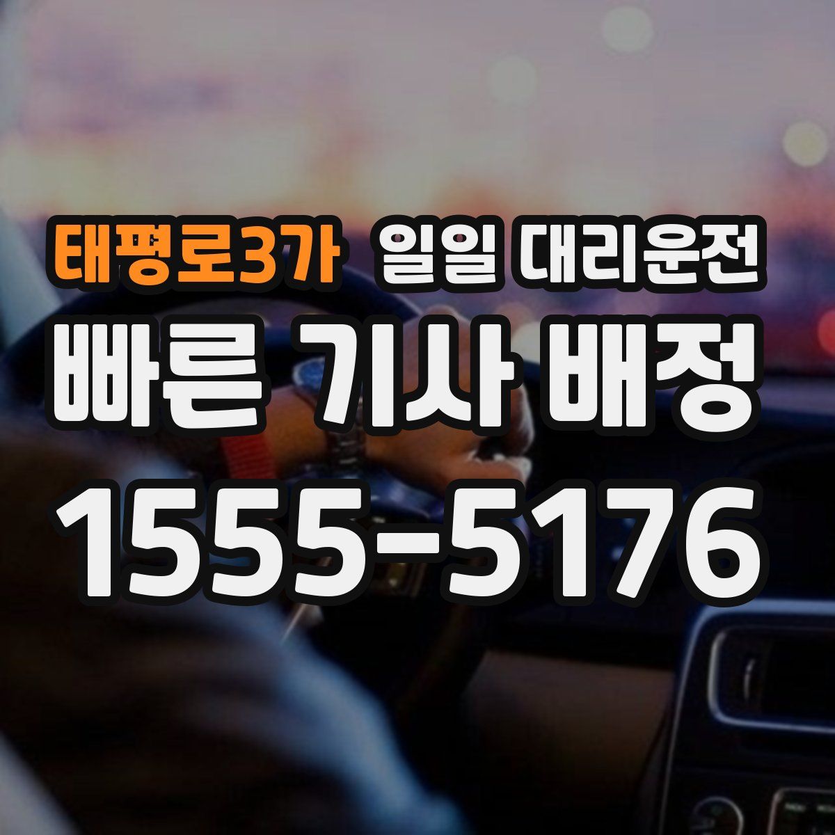태평로3가 일일 대리운전