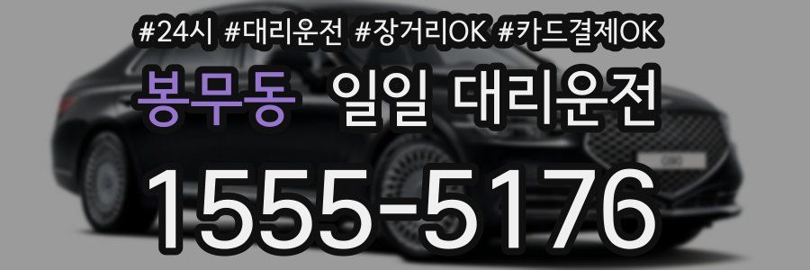 봉무동 일일 대리운전