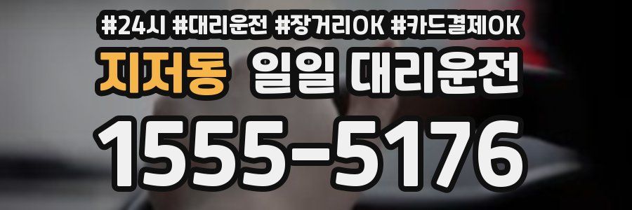 지저동 일일 대리운전