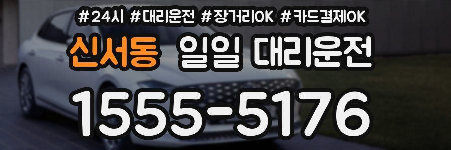 신서동 일일 대리운전
