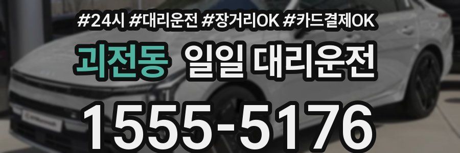 괴전동 일일 대리운전