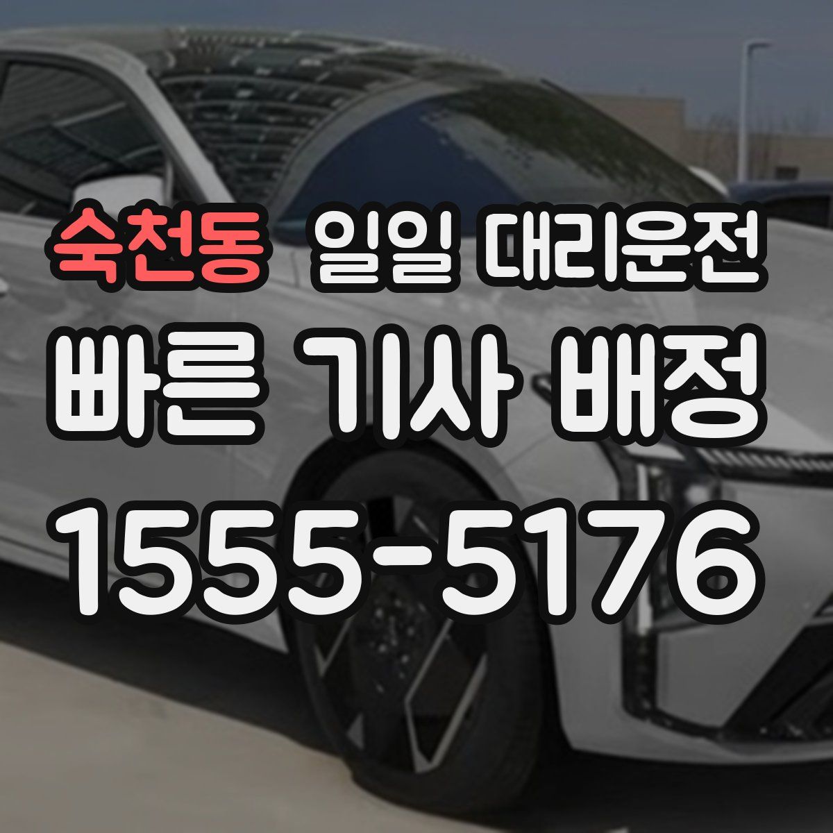 숙천동 일일 대리운전