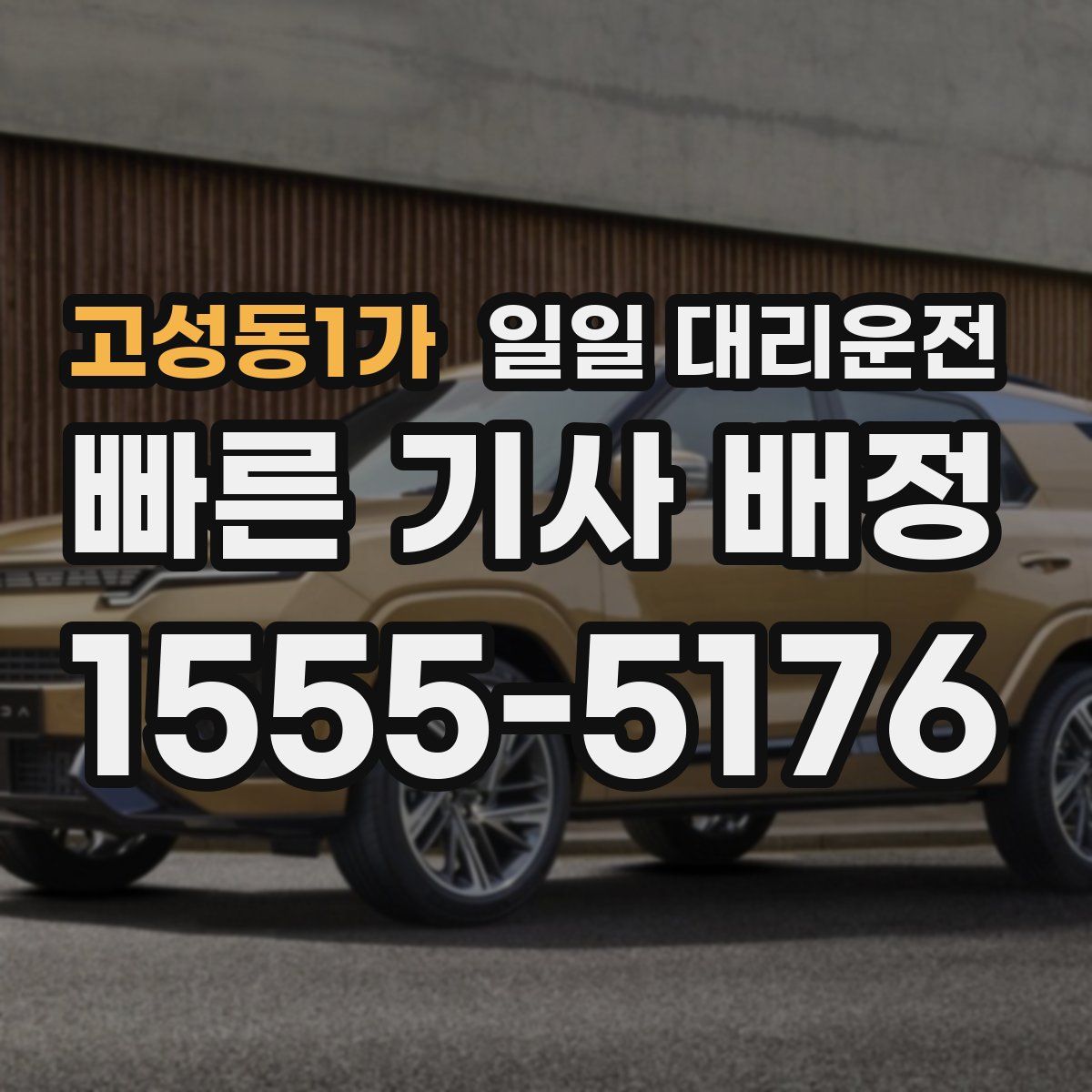 고성동1가 일일 대리운전
