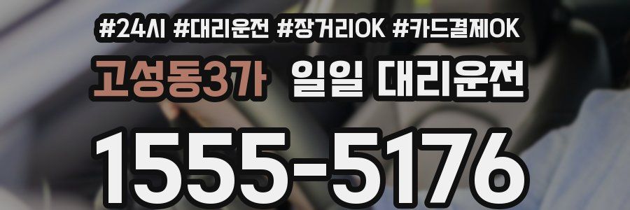 고성동3가 일일 대리운전