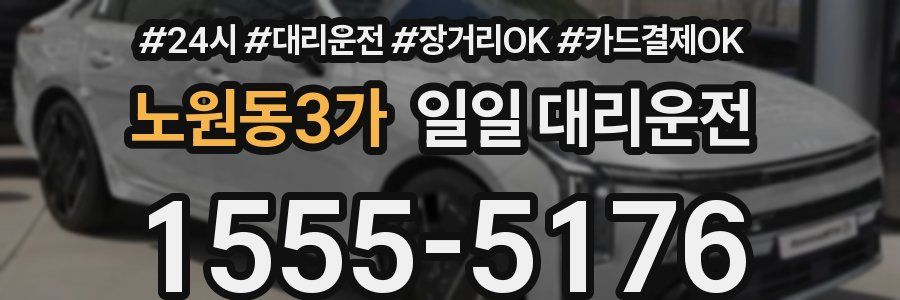 노원동3가 일일 대리운전