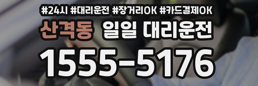 산격동 일일 대리운전