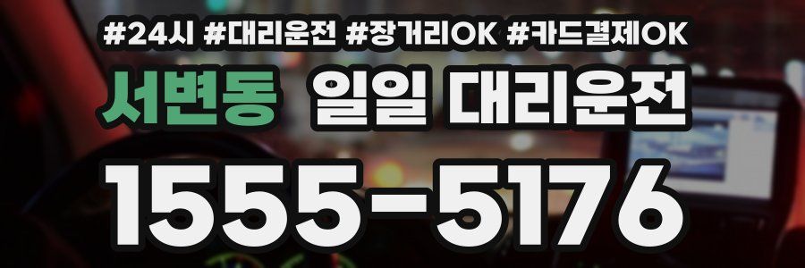 서변동 일일 대리운전