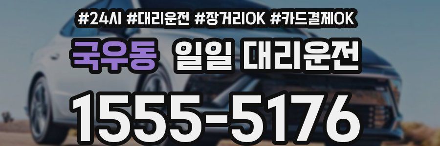 국우동 일일 대리운전