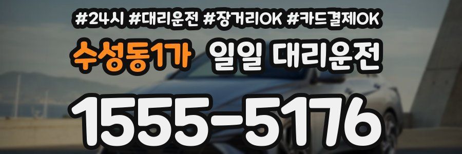 수성동1가 일일 대리운전