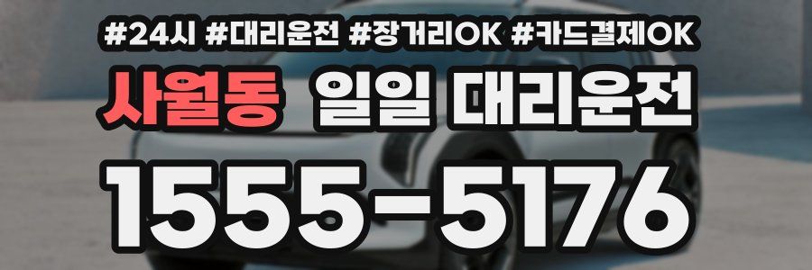 사월동 일일 대리운전