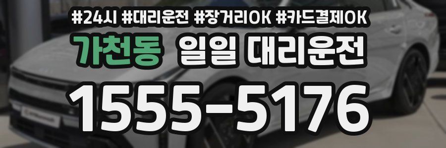 가천동 일일 대리운전
