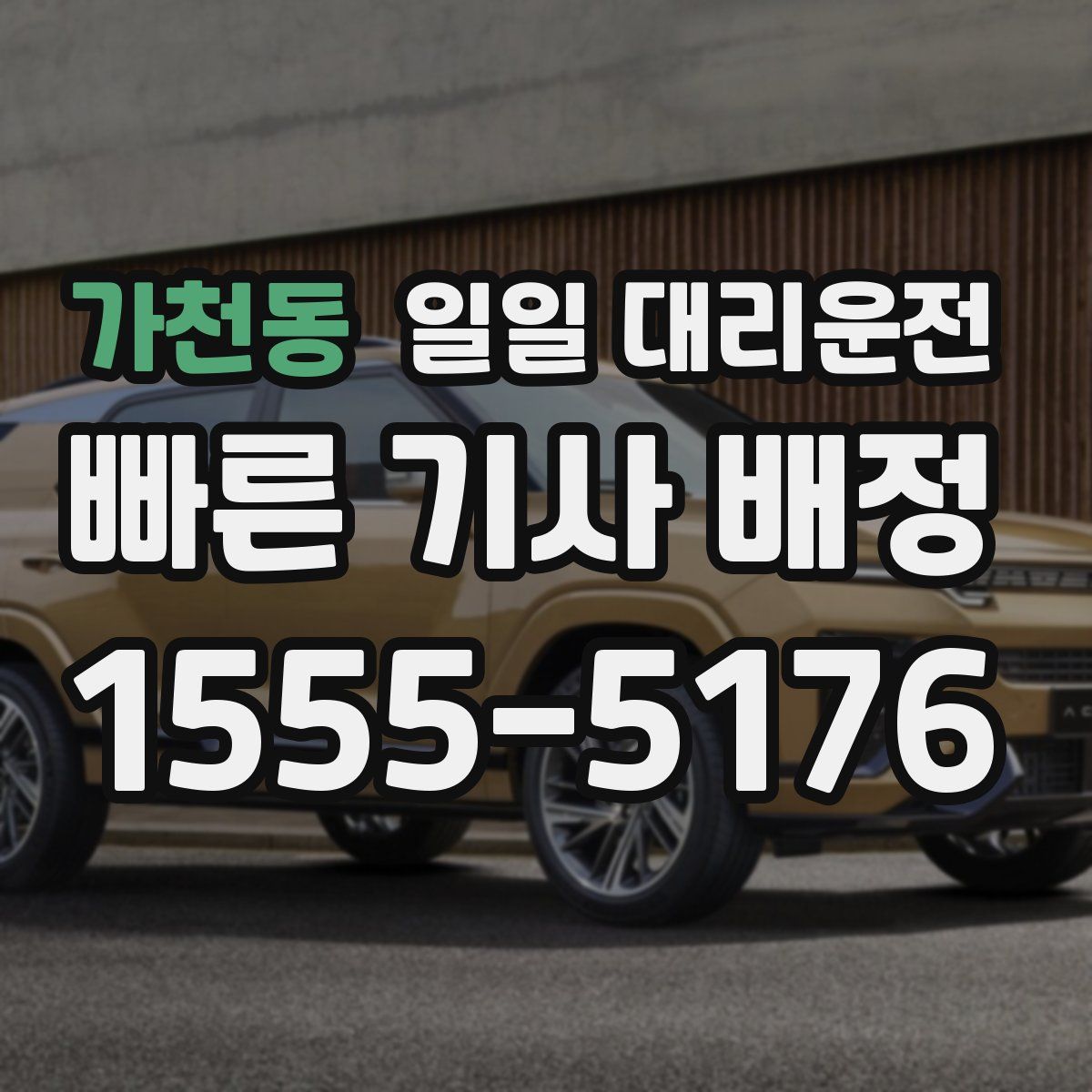 가천동 일일 대리운전
