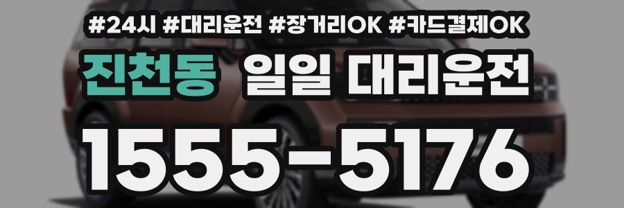 진천동 일일 대리운전