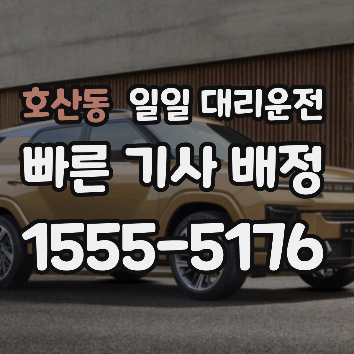 호산동 일일 대리운전